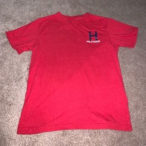 tommy hilfiger red t-shirt